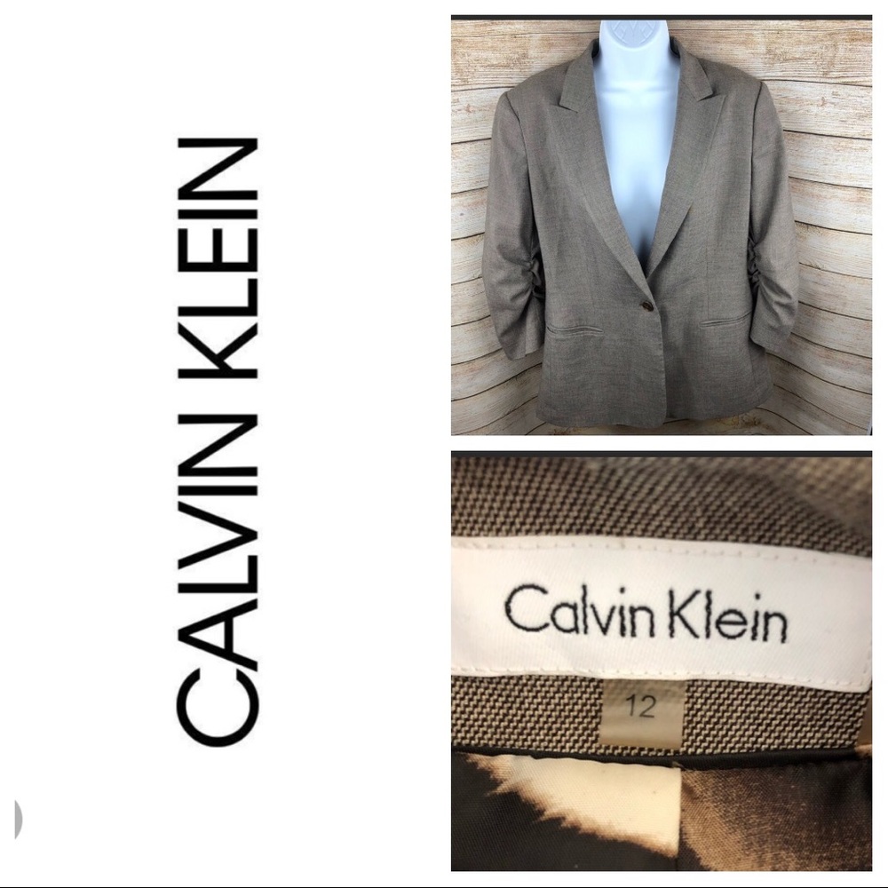 Calvin Klein BLAZER Suit JACKET SZ 12.